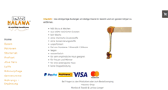 Desktop Screenshot of halawa-shop.ch