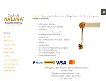 Tablet Screenshot of halawa-shop.ch